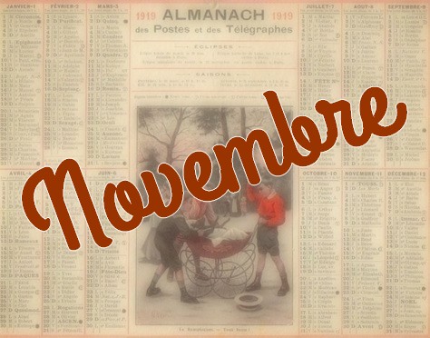 Éphémérides - Novembre