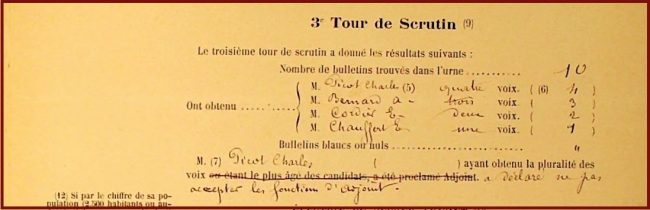 Une élection municipale : extrait 4