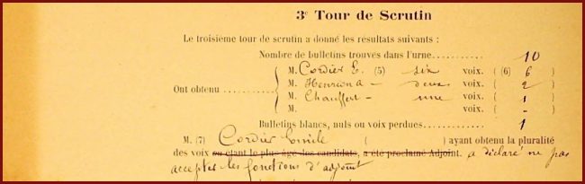 Une élection municipale : extrait 5