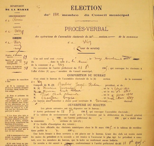 Une élection municipale : extrait 1