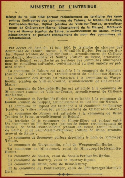 JORF 16.06.1950 : extrait
