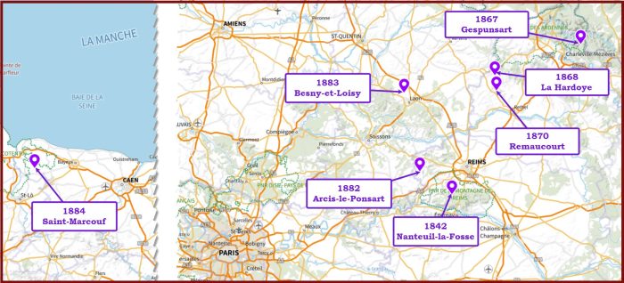 L'abbé AUBERT, curé d'Arcis-le-Ponsart : parcours de vie