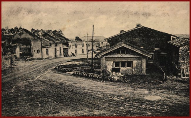 Le dossier des dommages de guerre de Moronvilliers : Moronvilliers vers 1916