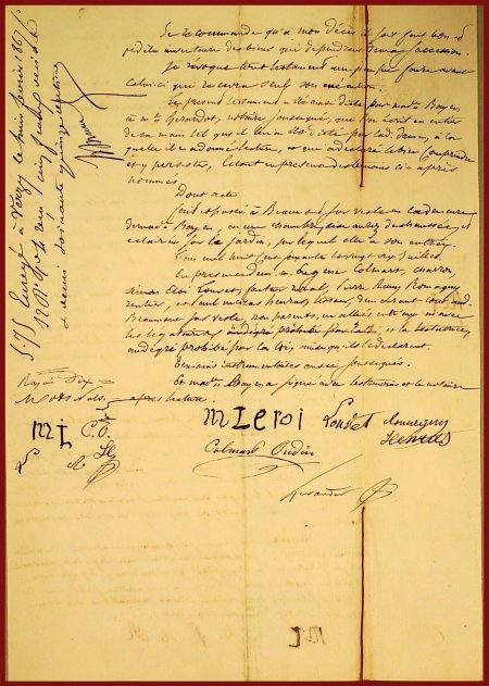 Le testament de Marguerite LEROY : testament (verso)